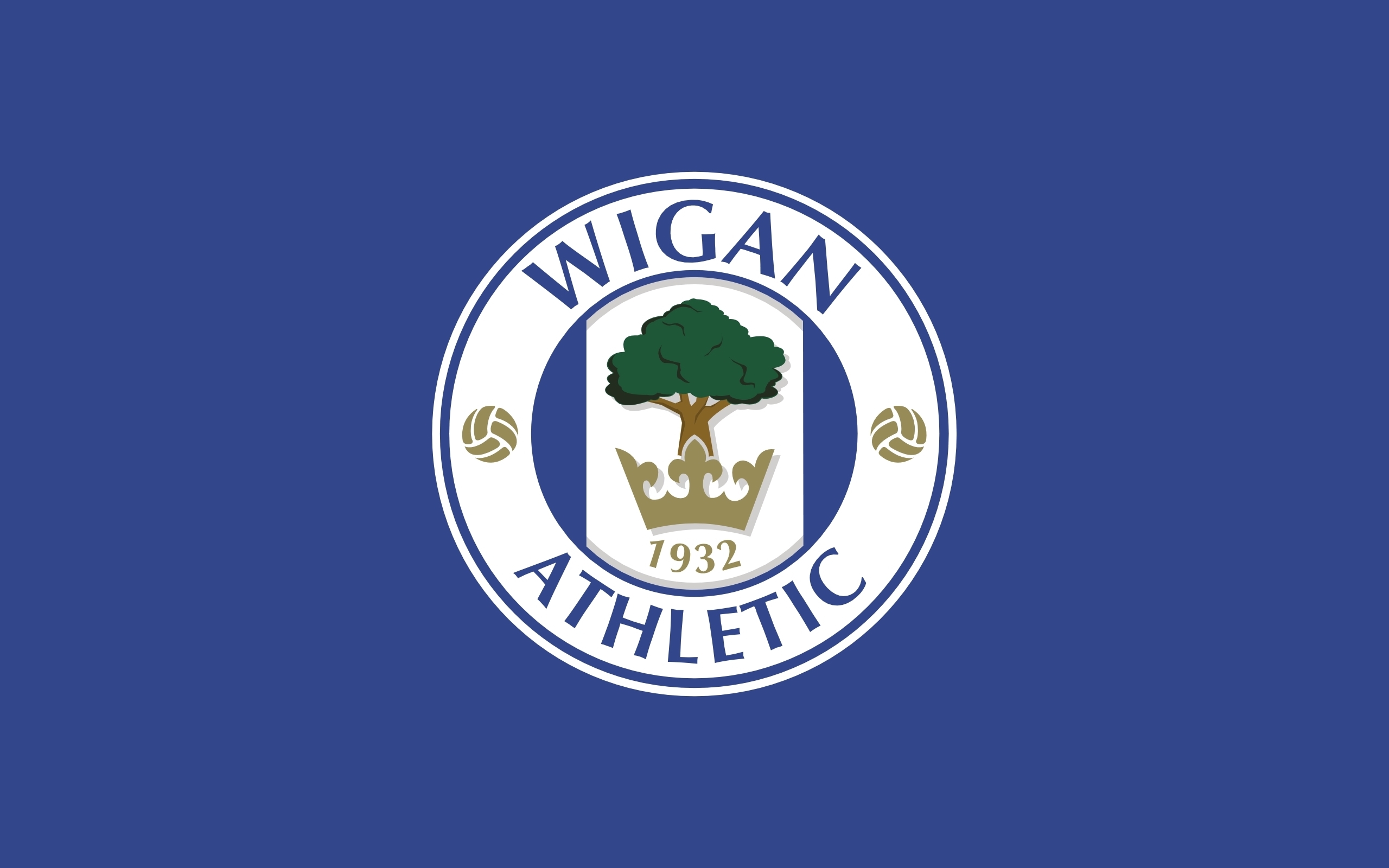 Wigan Athletic Primary logo v2 t shirt iron on transfers